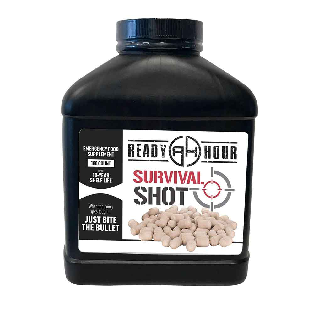 Ready Hour Survival Shot - Emergency Food Supplement (30 day, 180 ct.) - My Patriot Supply