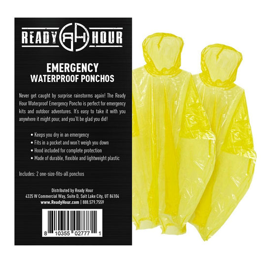 Emergency Poncho (2-pack) by Ready Hour - My Patriot Supply
